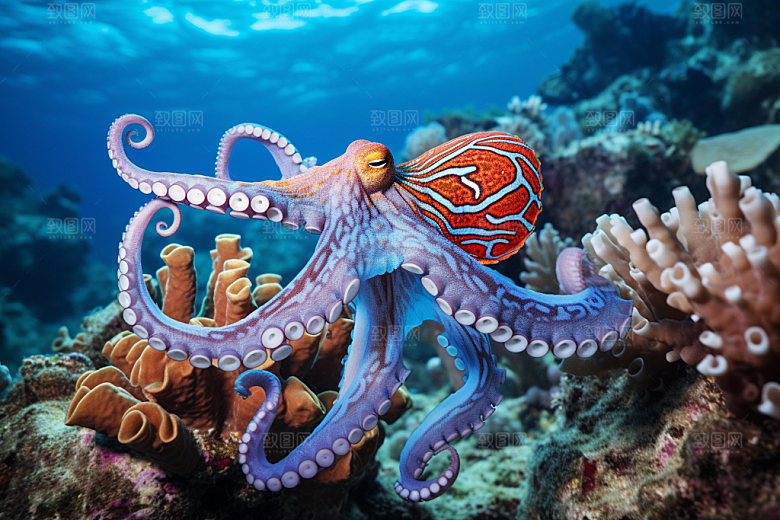 海底世界海洋生物自然摄影图