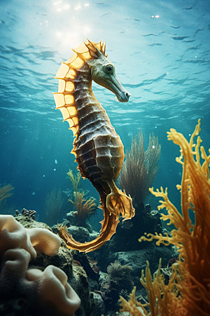 海底世界自然水底摄影图