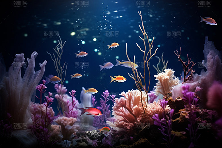 海底世界环保大海摄影图