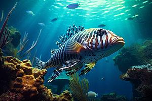海底世界大海水底摄影图