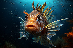 海底世界海洋生物环保摄影图