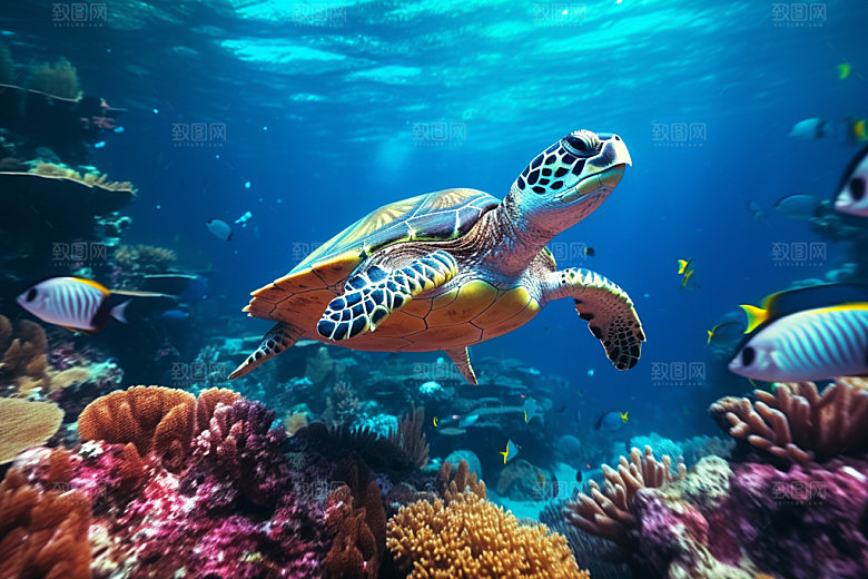 海底世界海洋生物高清摄影图