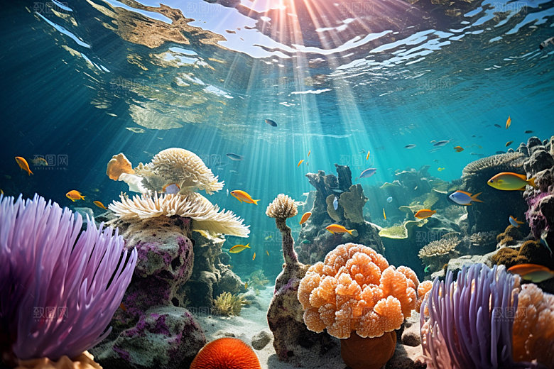 海底世界大海水底摄影图