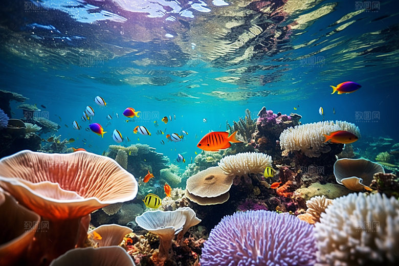海底世界大海水底摄影图