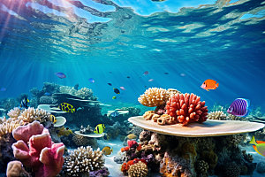 海底世界自然高清摄影图