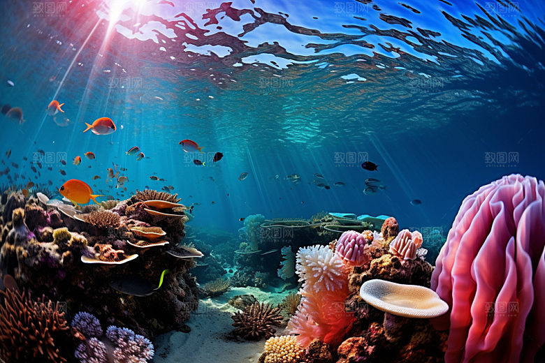 海底世界高清大海摄影图