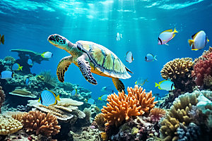 海底世界高清水底摄影图
