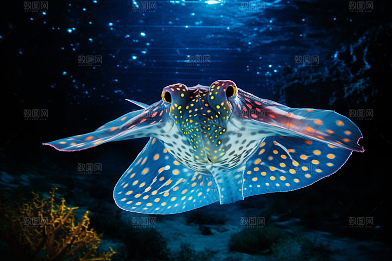 海底世界水底大海摄影图