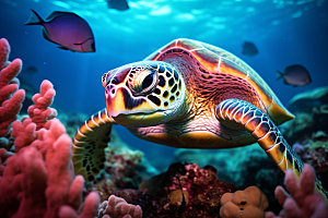 海龟自然高清摄影图