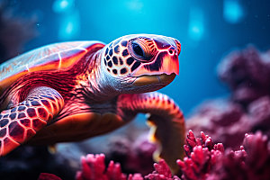海龟动物高清摄影图