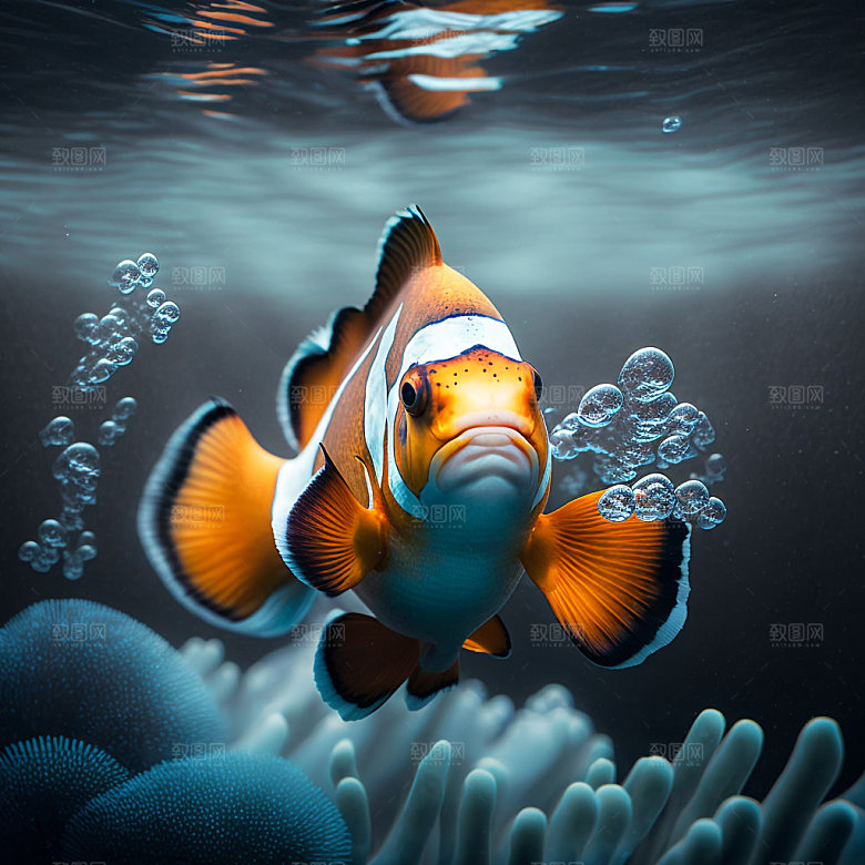 海洋生物海底世界自然摄影图