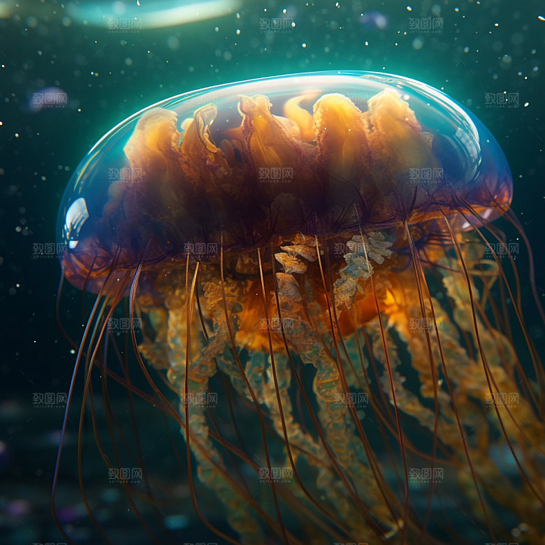 海洋生物自然动物摄影图