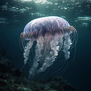 海洋生物高清水生物摄影图