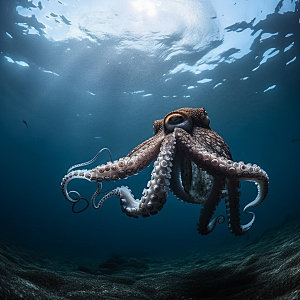 海洋生物高清动物摄影图
