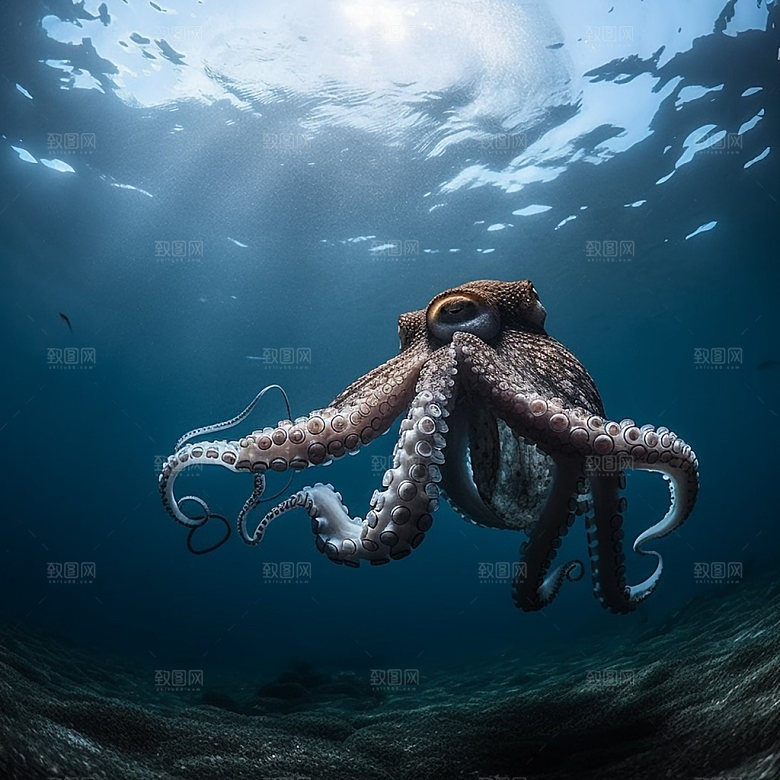 海洋生物高清动物摄影图