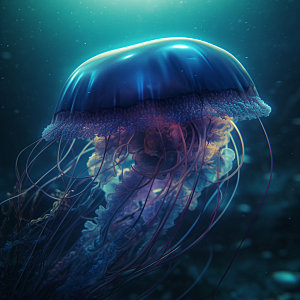 海洋生物自然水生物摄影图