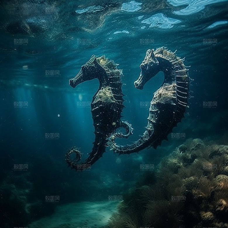 海洋生物大海高清摄影图