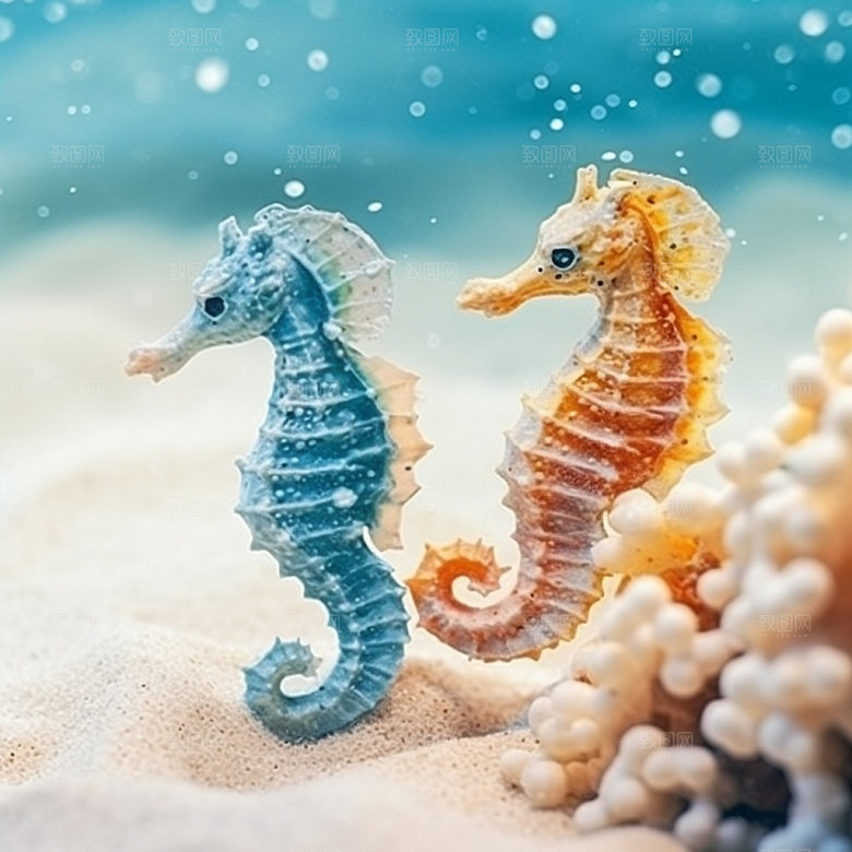 海洋生物水生物高清摄影图