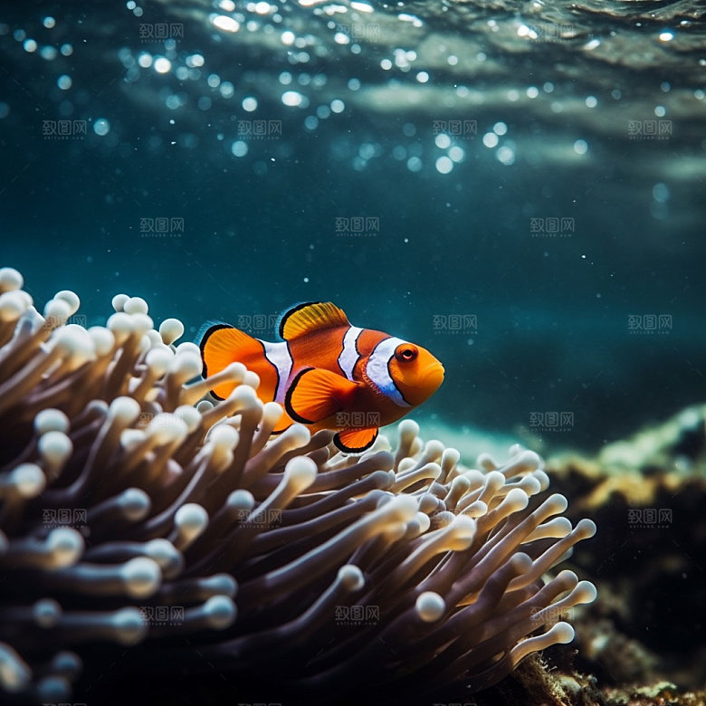 海洋生物生态自然摄影图