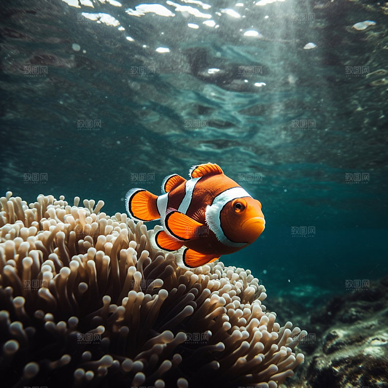 海洋生物大海水生物摄影图
