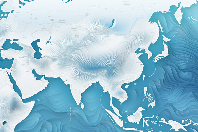 海浪海波纹水纹纹样