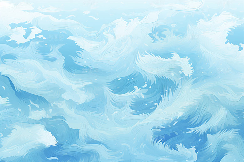 海浪肌理纹理纹样