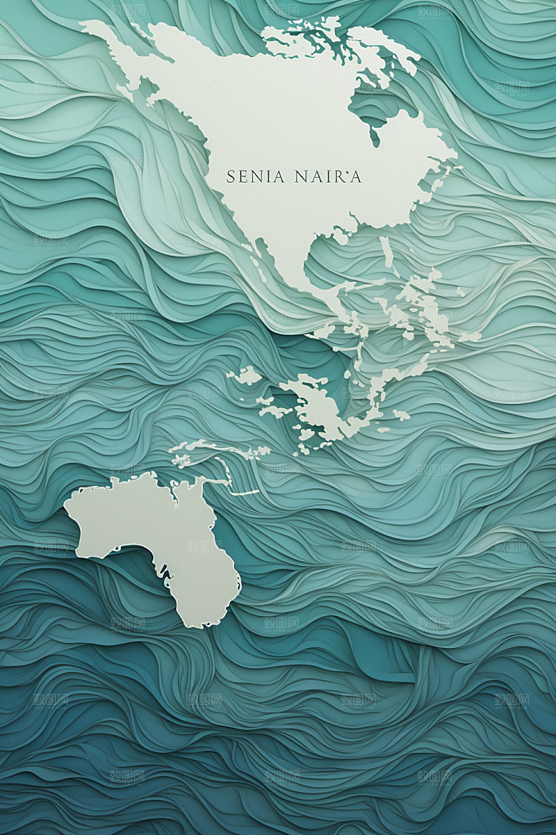 海浪纹理波浪纹样