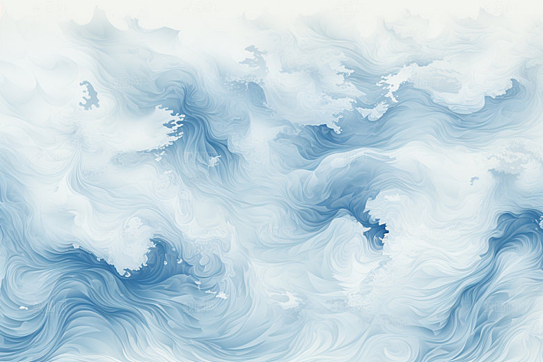 海浪传统纹理纹样