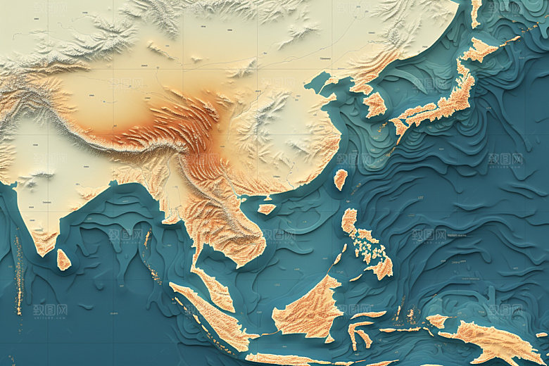 海浪纹理波浪纹样