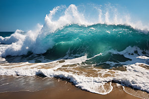 海浪高清海水摄影图