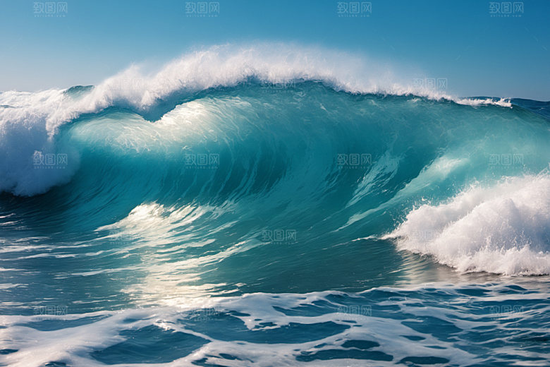 海浪高清浪花摄影图