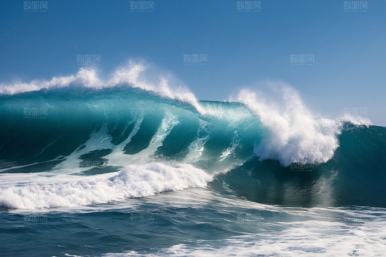 海浪高清海水摄影图