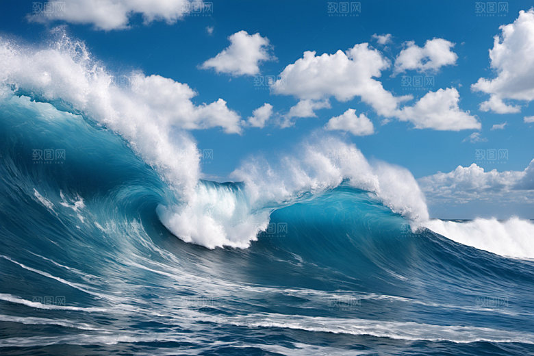 海浪高清自然摄影图