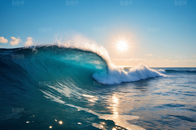 海浪高清自然摄影图