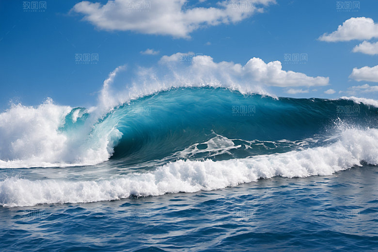 海浪高清浪花摄影图