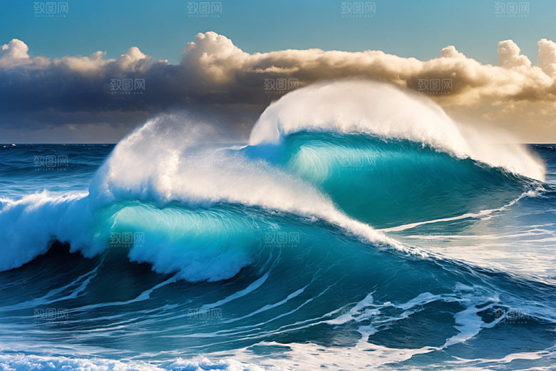 海浪高清浪花摄影图