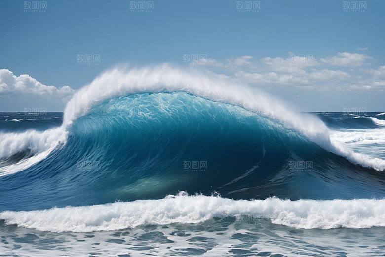 海浪高清浪花摄影图