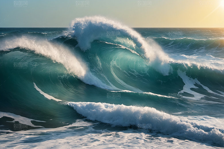 海浪自然高清摄影图