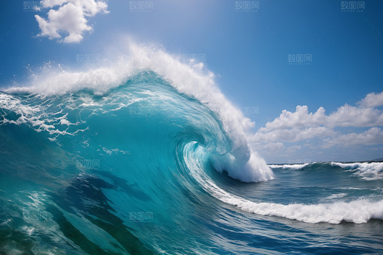 海浪高清大海摄影图