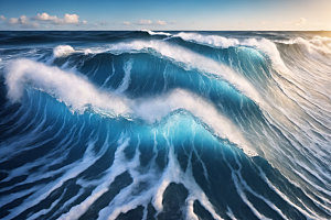 海浪大海自然摄影图