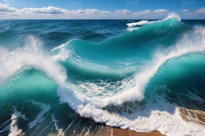海浪高清大海摄影图