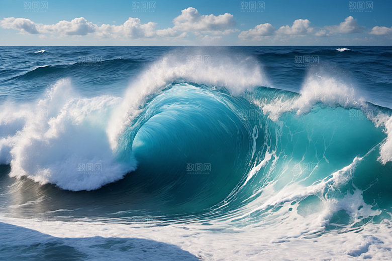海浪海水高清摄影图