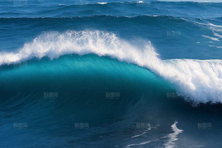海浪海水大海摄影图