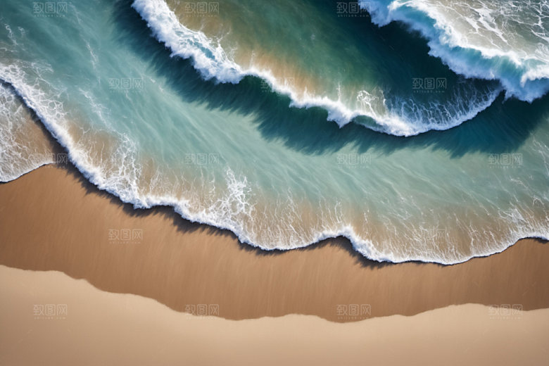 海浪海水浪花摄影图