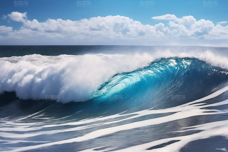 海浪高清海水摄影图