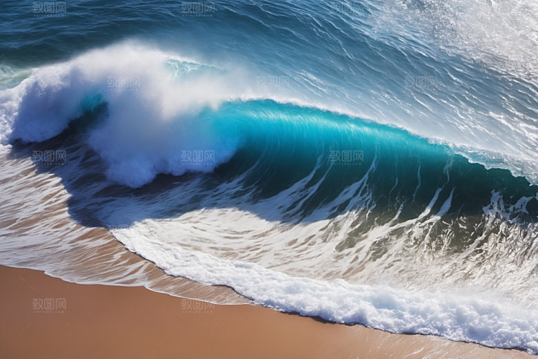 海浪大海高清摄影图