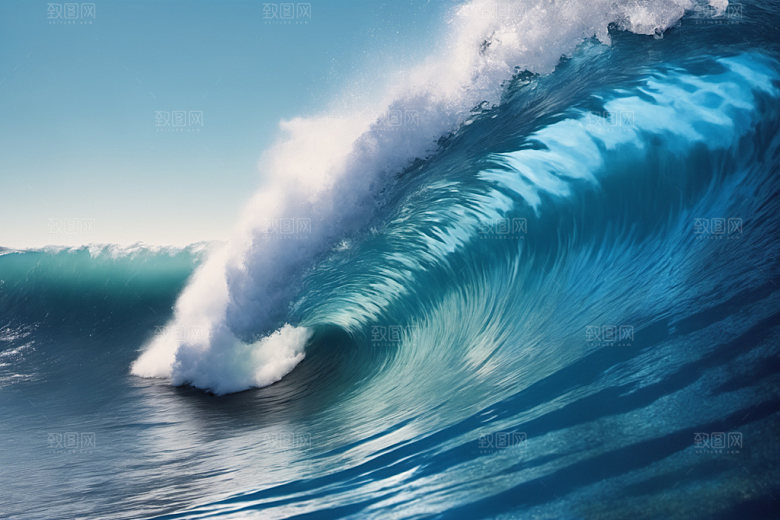 海浪高清大海摄影图