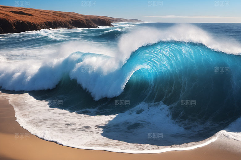 海浪高清自然摄影图