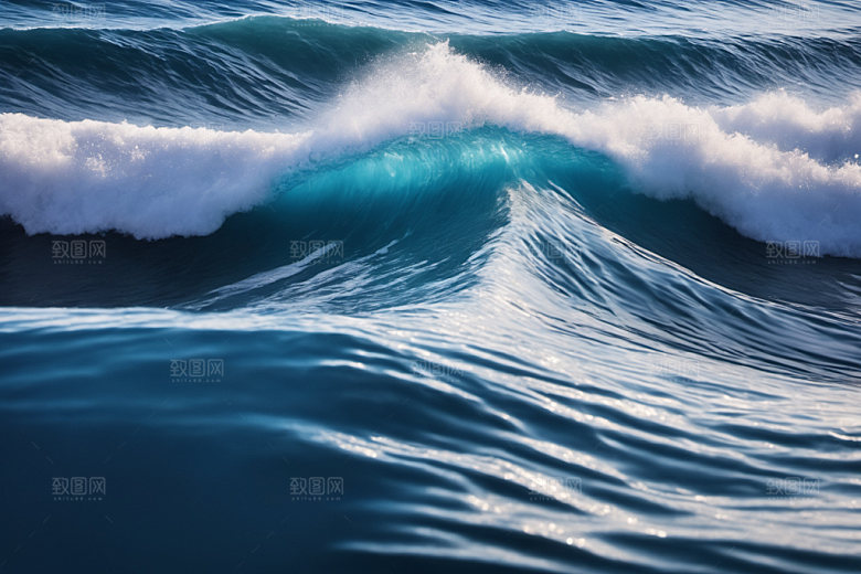 海浪大海高清摄影图