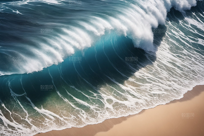海浪高清浪花摄影图